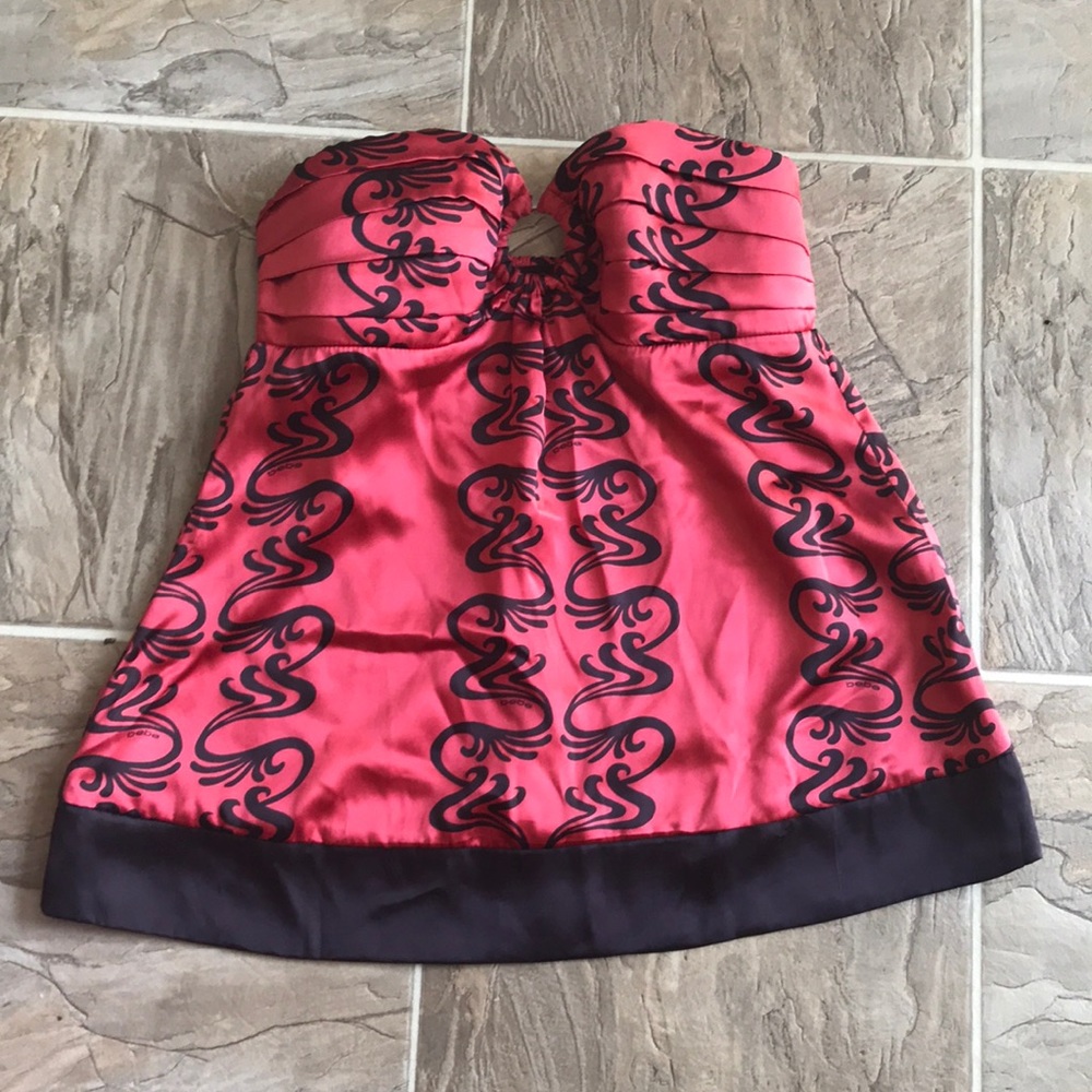 Bebe strapless top
